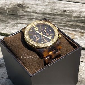 Michael Kors Tortoise Bracelet Watch 